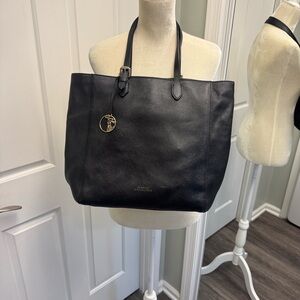 Versace Collection Tote - black leather